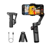 Aochuan-Stabilisateur de cardan pour smartphone,kit de recrutement intelligent,lumière de remplissage magnétique statique,vidéo iPhone,cardan Android pliable à 3 axes - Type XE