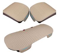 AOCRXL Coussin de Siège de Voiture pour Lexus RX400H GX400 GX460 HS250H GS460H GS430 LX570 IS350 ES240, Housse de Siège Housse en Lin Respirant Anti-Rayures, Protection Siege Voiture,B/Beige