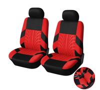 AOCRXL Housse de Siege Voiture, Housse pour Ford Puma St-Line X 2020-2024 Housse Auto Siege Voiture Couvre Siege Auto Accessoires Auto Housses de Siège de Voiture Avant,C-Red
