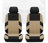 AOCRXL Voiture Ensembles de Housses Siège pour Fiat Panda 3 (III) 312/319 I, Sieges Housse de Protection, Housses de Sièges Avant et Arrière Accessoires,2 Seats-Beige