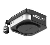 AODUKE Mac Mini M4 en alliage d'aluminium 2024 avec support de sécurité combiné, compatible avec moniteur VESA ou mur mural (noir avec support de verrouillage)