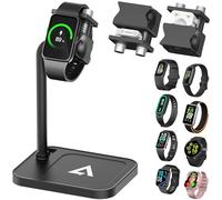 AODUKE Station d'accueil universelle réglable pour montre intelligente et bracelet de suivi de fitness, compatible avec AGPTEK/Samsung/Xiaomi/FITVII/GRV/RUIMEN/Amazfit/Fitpolo/Fire-Boltt Base de