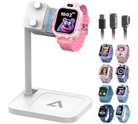 AODUKE Station d'accueil universelle réglable pour montre intelligente et tracker d'activité pour enfants compatible avec Accutime/Disney/Phyulls/Tixpc/Sedzofan/Gothwick/zicorVTech (04S-W)