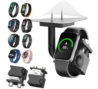 AODUKE Support de charge mural universel double face adhésif pour montre connectée Samsung/Google Pixel/Huawei/Garmin/Amaztim/Fitbit/Amazfit/Suunto Watch (AB3S-Noir)