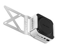 AODUKE Support en alliage d'aluminium pour Mac mini M4 VESA, Mac mini 2024, Mac mini M4 Pro VESA, compatible avec distance de trou 75 x 75 / 100 x 100 mm - BW-MAX2
