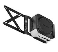 AODUKE Support mural en alliage d'aluminium pour Mac Mini M4, M4 Pro 2024, compatible avec support de moniteur VESA 75 x 75/100 x 100 mm