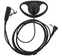 AOER Écouteurs en Forme de D PTT pour Motorola Talkabout Cobra Radio Walkie 2 Voies 1 Broche
