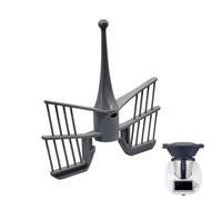 AOEVUIR 1 Pcs Fouet Batteur Papillon pour Tm5 Tm6 Tm31 Mélangeur Papillon Fagor Fouet Batteur Papillon Papillon Fouet Robot Pièces de Rechange Cuisinart