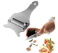 AOEVUIR 1 Pcs Trancheur de truffe Râpe à truffe 16.5cm Mandoline Truffe en Acier Inoxydable avec Trou Suspendu Trancheuse Multifonction pour Fromage Chocolat Légumes Coupe Truffe