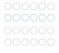 AOEVUIR 360 Pcs Hair Gems Hair Bedazzler Kit Hair pour filles Load Click to Hair Clothes(4 colors)