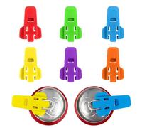 AOEVUIR 6 Pcs boîtes de boisson Ouvre-boîtes pour ouvrir les boissons Décapsuleur Couvercle de canette Ouvre-boîte manuel pour cola, soda, boissons