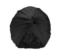AOEVUIR Bonnet Satin 1 Pcs, Nuit, Cheveux, Femmes, Noir, Protection, Respirable, Léger, Soie Artificielle, Beanie, M, 52-58 cm, Adulte, Femme, Chapeau, Sommeil, Nuit, Couvre-Tête, Cadeau