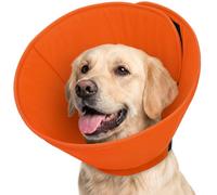 AOFITEE Collier pour chien de grande taille, cône souple pour chien après une chirurgie et la cicatrisation des plaies, collier électrique réglable pour arrêter de lécher, alternative au collier