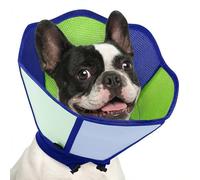 AOFITEE Cône pour chien pour arrêter de lécher - Cône souple après une chirurgie - Collier réglable pour chiens élizabéthains - Collier de récupération pour animaux de compagnie de taille moyenne