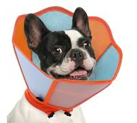 AOFITEE Cône pour chien pour arrêter de lécher, cône souple pour chiens après une chirurgie, collier réglable pour chiens élizabéthains pour animaux de compagnie de taille moyenne, collier de