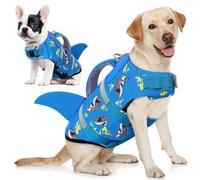 AOFITEE Gilet de Sauvetage pour Chien Ripstop pour la Natation, Gilet de sécurité pour Chien, Gilet de Sauvetage réfléchissant avec flottabilité supérieure et poignée de Sauvetage