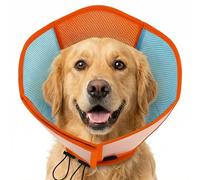 AOFITEE Grand cône pour chien - Cône souple pour arrêter de lécher - Cônes réglables extra larges pour la cicatrisation des plaies, collier élisabéthain pour animal domestique après une chirurgie