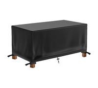 AOFOAE Bache Salon De Jardin Exterieur Impermeable,Anti-UV 600D Oxford Protection Salon De Jardin Exterieur,Housse de Table Jardin Rectangulaire Imperméable pour Meubles de Jardin 220x140x110cm/LxlxH