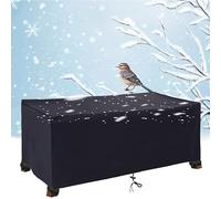 AOFOAE Housse de Salon de Jardin Exterieur Imperméable 85x85x60cm/Longueur x Largeur x Hauteur Housses de Canapés de Jardin Exterieur Imperméable,Coupe-Vent,Anti-UV avec Boucles et Cordon e Serrage