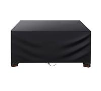 AOFOAE Housse Jardin,Protège Salon De Jardin Extérieur 220x110x75cm/Longueur x Largeur x Hauteur 600D en Tissu Oxford Coupe-Vent, Anti-UV,Bache pour Table De Jardin,Housse de Meubles en rotin