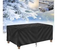 AOFOAE Housse Table Exterieure 180x100x75cm/L x l x H 420D Oxford Housse Salon Jardin,Protection Table Exterieur Rectangulaire,Bache pour Salon De Jardin Exterieur- Idéale pour Meubles De Terrasse