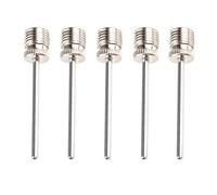 Aofocy Lot de 5 Aiguilles de Pompe à gonfler en Acier Inoxydable pour Le Sport, Le Football, Le Basket-Ball, Le Ballon de Football