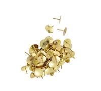 Aofocy Punaises de qualité supérieure - Paquet de 100 pièces Punaises de bureau dorées