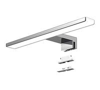Aogled Led Lampe Miroir Salle De Bain 40 Cm 10W 820lm 230V Blanc Froid 6000K,Ip44 Classe II Slim Bain Miroir Lampe,Pince Sur Le/Miroir Cabinet/Mur D'éclairage 400mm