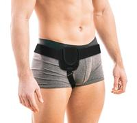 AOGOE Ceinture de Hernie Inguinale, L'Aine Avec Coussinets, Noir | Réglable Ceinture de Soutien Post-Opératoire Pour Hernies, Compression Amovibles Hernie, Soutien Herniaire Soulager Douleur
