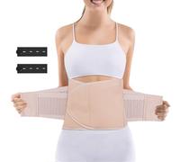 AOGOE Ceinture Post Accouchement, Récupération Ceinture Abdominale Gainante avec Etenseurs de Taille de Pantalons, Réglable Respirant Ventre Plat Gaine Post-Partum pour Récupération Après la Grossesse