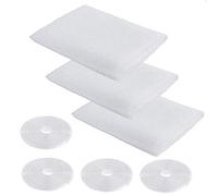 Aogolouk fenêtre Moustiquaire Filet Lot de 3 rubans | 4 rouleaux autocollants | Fly Bug Moustiquaire Mosquito kit de protection | 1.3 m x 1.5 m | blanc