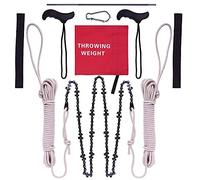 Aoguaro Mini scie à chaîne manuelle de 122,9 cm pour couper les arbres, scie à membres longs et hauts pour le camping, le paysage, la coupe de petits arbres, branches hautes