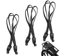 Aohcae 3 PCS Tendeur Velo, 3 en 1 Sangle Bagage Moto Sangle élastique Attaches Elastiques Tendeur Moto Fillet Moto Sangle Porte Velo Tendeurs Plat(70 cm)