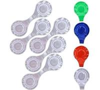 Aohcae Lot de 5 réflecteurs magnétiques - Clips réfléchissants - Pour cartable d'enfant - Réflecteurs - Veste magnétique réfléchissante - Pour sac à dos, poussette, jogging, vélo et remorque lumineuse