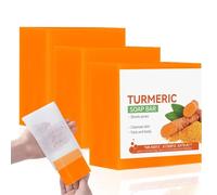 Aohcae Savon au curcuma Kojic Acid Soap - Détachant les taches sombres pour le visage et le corps - Hydrate et restaure l'élasticité et l'éclat des pores - Élimination des pores solides