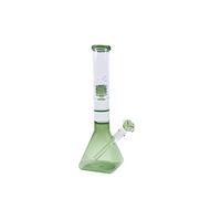 Aoheuo Bong à glace géant de 16 pouces - En verre fumé - 14,5 mm - Recyclable - Pipe à eau (B)