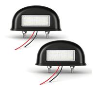 AOHEWEI 2 x lampes LED pour plaque d'immatriculation arrière, 12/24 V, étanches, idéales pour voitures, remorques, camions ou bateaux