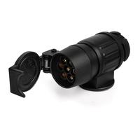 AOHEWEI Adaptateur de Prise de Remorque 13 Broches à 7 Broches 12V Étanche | Connecteur Convertisseur de Prise Électrique Adapté aux Caravanes, Camping Cars, Bateaux, Voitures et Camions
