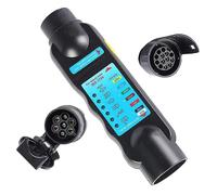 AOHEWEI Lumières de Remorque 7 Broches Testeur de Fiche et Prise Circuit de Câblage 12V avec Adaptateur de Caravane à 13 Broches Voiture de Convertisseur Connecteur