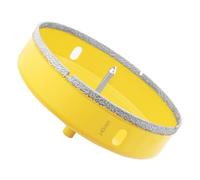 Aohhy Scie Cloche Diamantée de 140mm avec Foret Guidage, Professionnelle Foret Trépan Diamant pour Carrelage, Porcelaine, Verre, Marbre et Céramique
