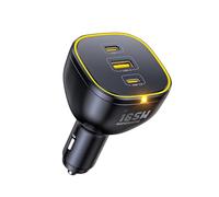 AOHI 165W Chargeur Voiture pour Ordinateur Portable 140W PD3.1/100W PD3.0 Chargeur Allume Cigare USB C Charge Rapide PPS 45W 3 Ports QC5.0 avec MacBook Pro, iPhone 16/15, Galaxy S24 Ultra, iPad
