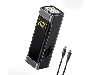 AOHI Batterie Externe 25200mAh 170W Power Bank USB C Charge Rapide 3 Ports 100W PD PPS,The Black Warrior Batterie Externe pour Ordinateur Portable MacBook Pro/Air,iPad Pro,iPhone 17,Galaxy,Gris