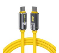 AOHI Câble Thunderbolt 5/4 240W, The Adonis USB4 2.0 Câble USB C 80Gbps, 1m | jusqu'à 120 Gbps, Affichage 8K/4K, Charge Rapide, compatible MacBook Mini 4/Air/Pro, iPhone 18/17/16/15 pro, SSD, Dock, Jaune