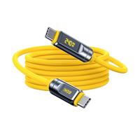 AOHI Câble Thunderbolt 5 avec affichage LED, 2m, charge rapide PD 3.1 240W, transfert de données 80 Gbit/s, double affichage 8K, câble USB-C Future Adonis pour MacBook/iPhone 17 (100, Centimètres)