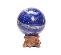 AOHRO Cristal Naturel Brut 30 mm-80 mm Lapis Lazuli Sphère de Pierre précieuse Sphère Blue Crystal Ball for la (Color : 1PC 35MM)