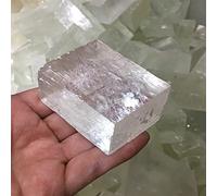 AOHRO Cristal Naturel Brut Calcite Optique Raw Islande Spar Pierres Naturelles et Pierres (Size : 200g)
