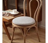 AOICXB Coussin de siège en éponge, Coussin Circulaire, Tabouret Doux antidérapant, Oreiller Sol, sièges Chambre for Adultes et Enfants(Gray,17.7INCH)