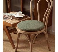 AOICXB Coussin de siège en éponge, Coussin Circulaire, Tabouret Doux antidérapant, Oreiller Sol, sièges Chambre for Adultes et Enfants(Green,19.6INCH)