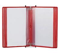 AOICXB Présentoir de catalogue, porte-documents mural A4, porte-documents mural(Black)