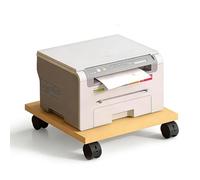 AOICXB Support d'imprimante sous Le Bureau avec 4 roulettes, étagère de copieur Mobile et Support Plantes for à Domicile, Stockage, Scanner, télécopieur, 1 pièce(Natural,19.29x11.81x2.60in)